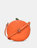 Jack O' Lantern Leather Cross Body Bag