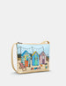 Seaside Memories Leather Cross Body Bag