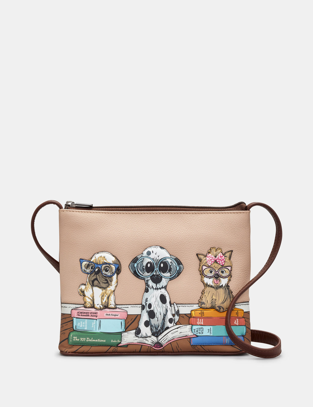 Bookhound Gang Leather Cross Body Bag