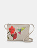 Petals & Feathers Hummingbird Leather Cross Body Bag