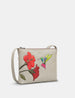 Petals & Feathers Hummingbird Leather Cross Body Bag