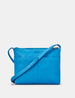 Blue Bookworm Parker Leather Cross Body Bag