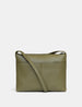Jane Austen Bookworm Parker Olive Leather Cross Body Bag