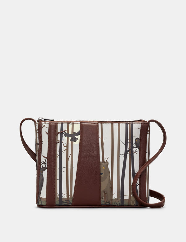 Into the Wild Leather Cross Body Bag
