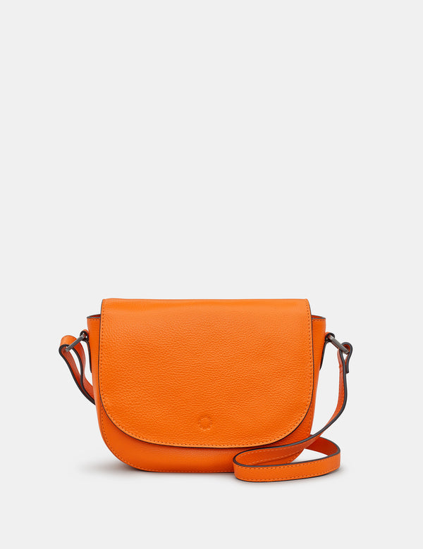 Clarendon Flap Over Leather Cross Body Bag - SALE