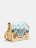 Seaside Memories Leather Flap Over Bag