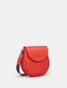 Chawton Red Leather Cross Body Satchel Bag
