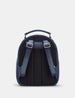 Jane Austen Bookworm Navy Leather Backpack