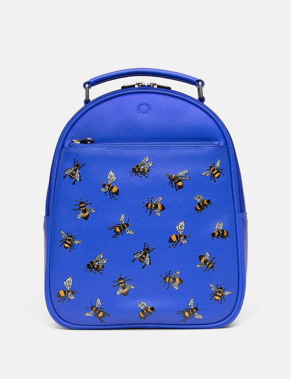 Sweet Bees Leather Backpack