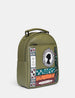 Jane Austen Bookworm Olive Leather Backpack