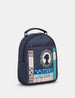 Jane Austen Bookworm Navy Leather Backpack