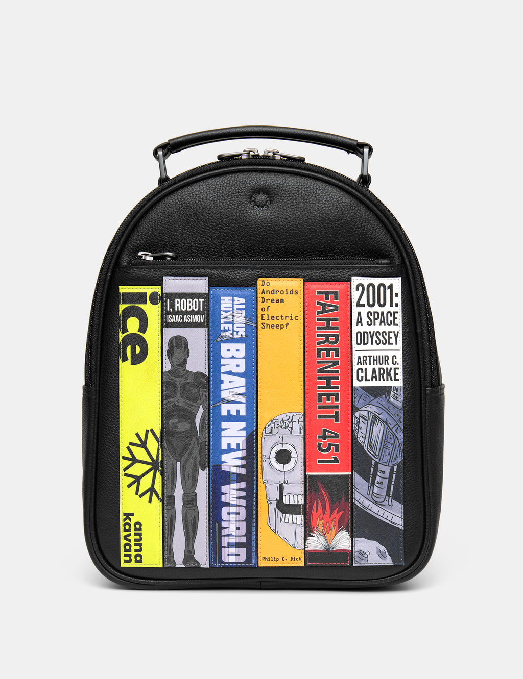 Sci-Fi Bookworm Leather Backpack