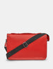 Belforte Red Leather Satchel