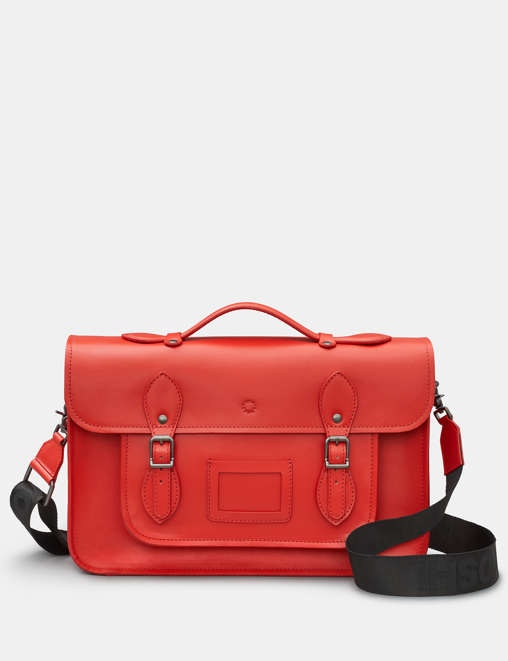 Belforte Red Leather Satchel