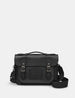 Dewhurst Black Leather Satchel