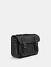 Dewhurst Black Leather Satchel