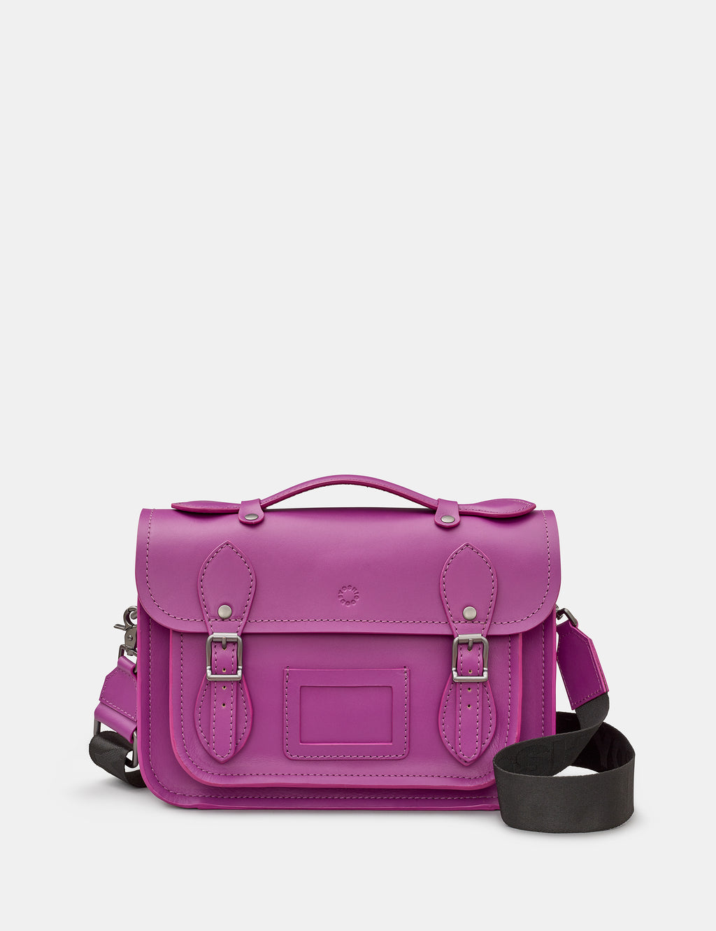 Dewhurst Purple Leather Satchel