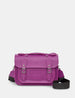 Dewhurst Purple Leather Satchel