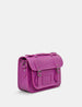 Dewhurst Purple Leather Satchel