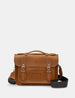 Dewhurst Brown Leather Satchel