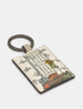 Country Cottage Doorway Leather Keyring