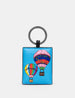 Balloon Festival Leather Keyring