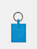 Cobalt Bookworm Library Leather Keyring