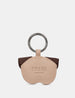 Percy the Pug Leather Keyring