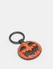 Jack O' Lantern Halloween Leather Keyring
