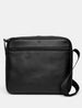 Ridgewood Black Leather Messenger Bag