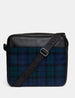 Highland Thistle Harris Tweed Leather Messenger Bag