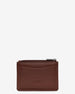 Bookworm Zip Top Leather Purse