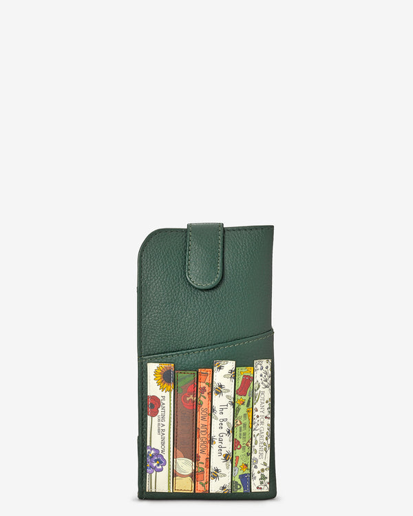 Green Fingers Bookworm Library Leather Glasses Case