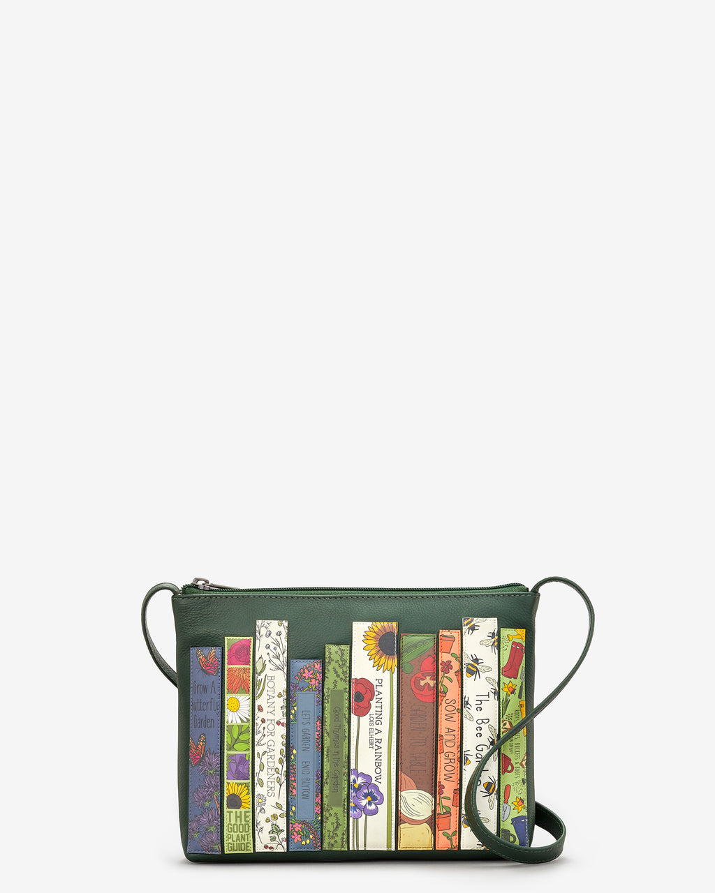 Green Fingers Bookworm Parker Leather Cross Body Bag