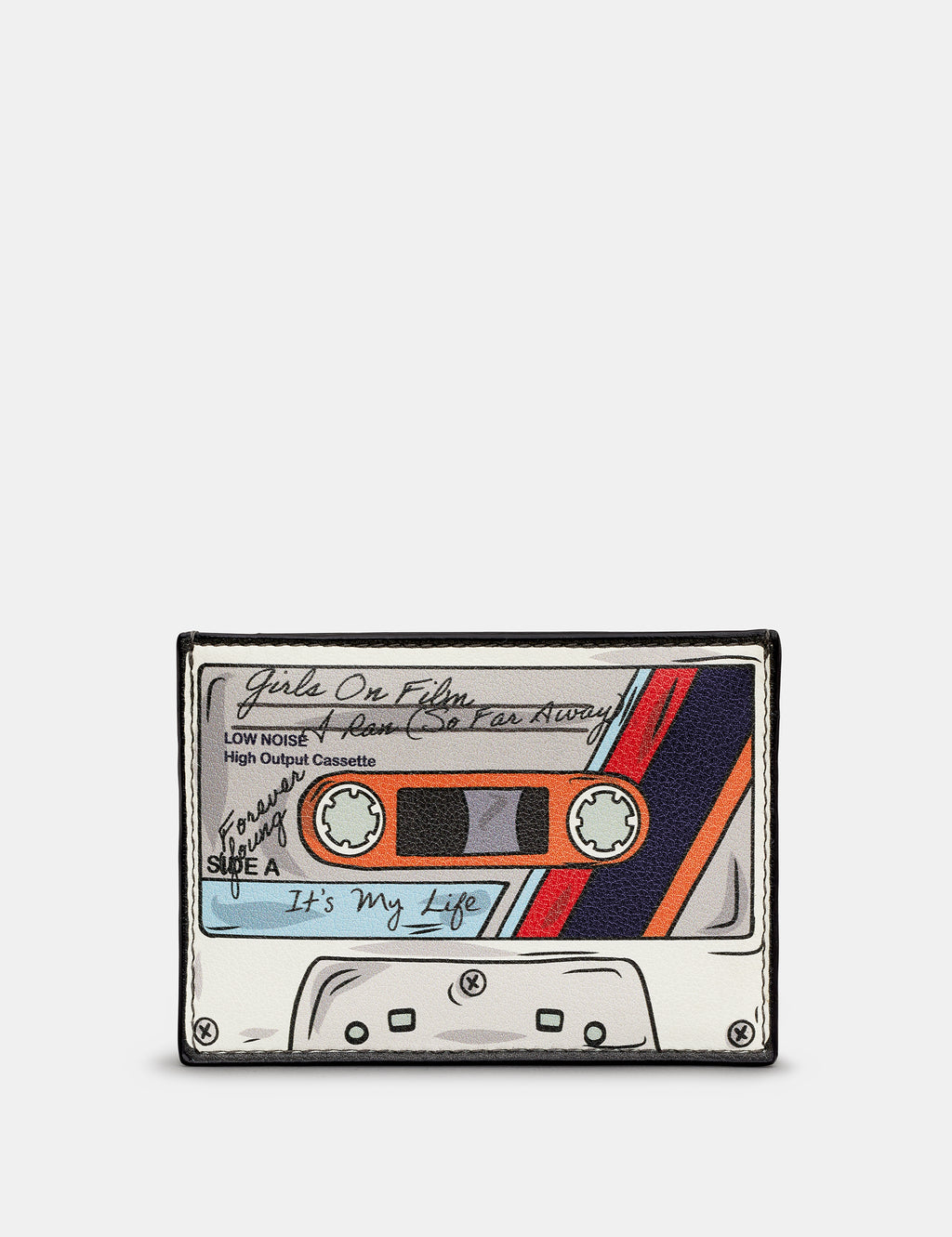 Back to the 80s Cassette Tape C Leather Card Holder