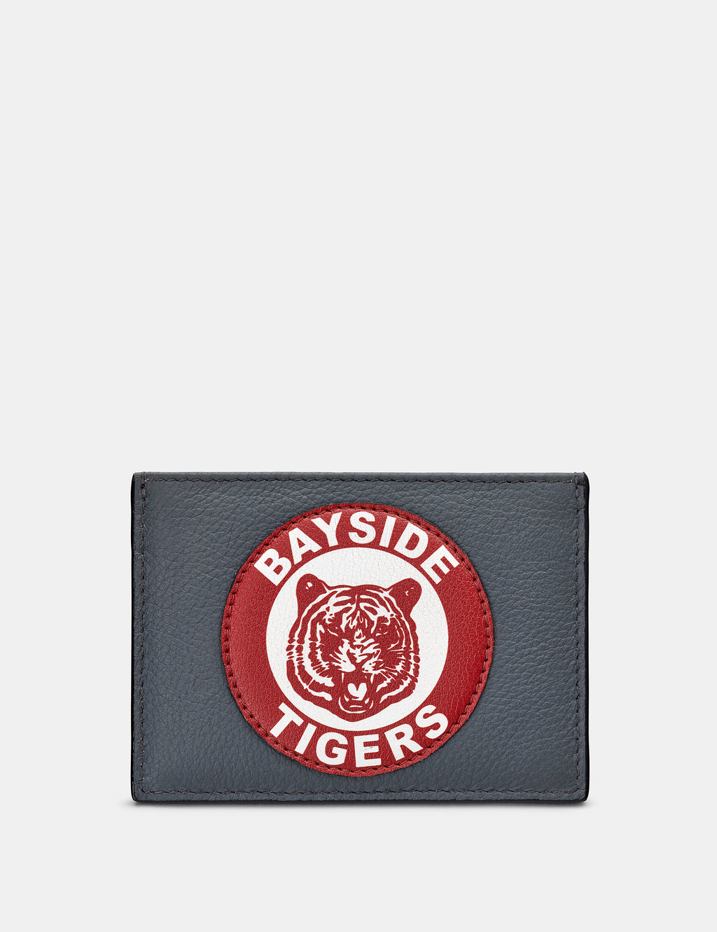 Bayside Tigers Slim Grey Leather Card Holder