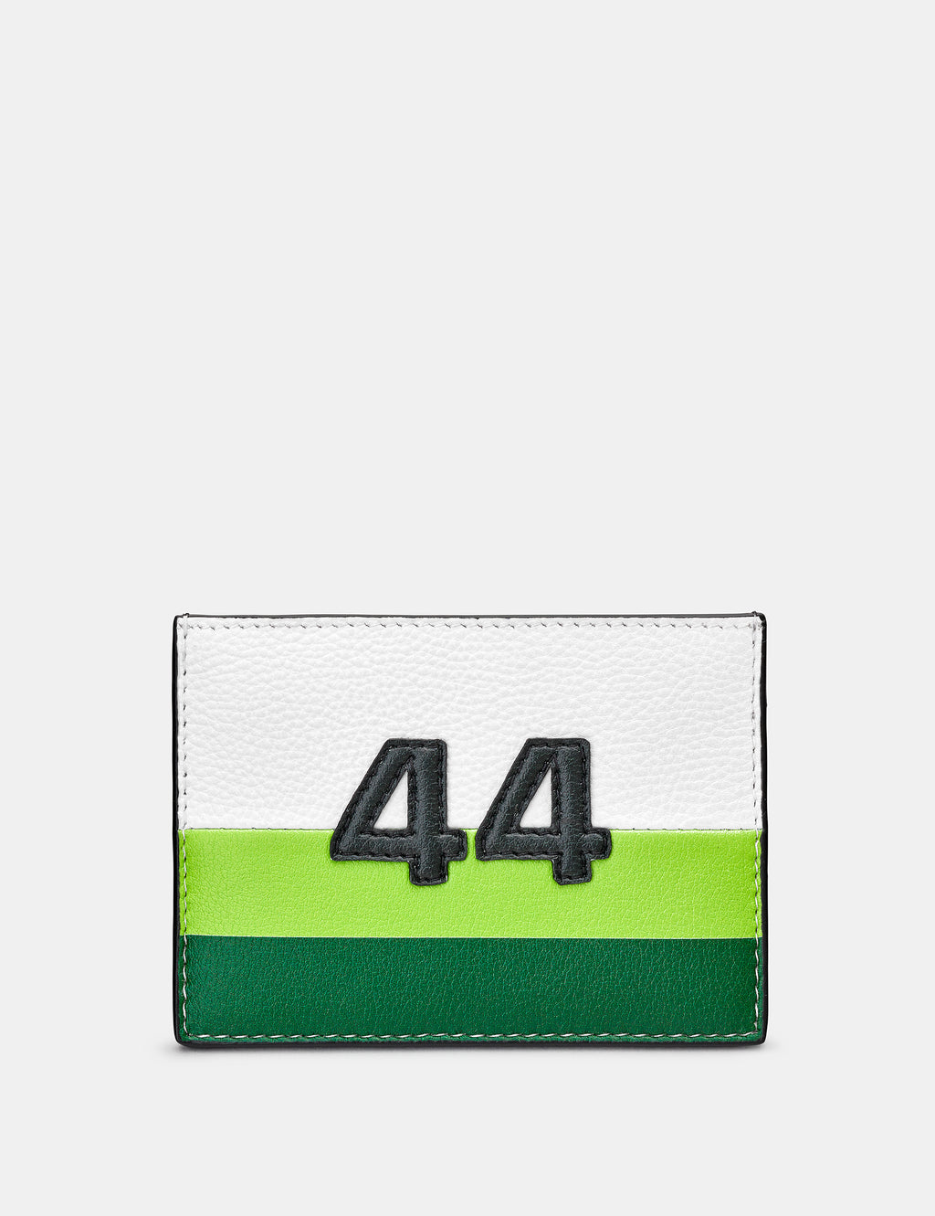 Car Livery No. 44 White and Black Leather Card Holder