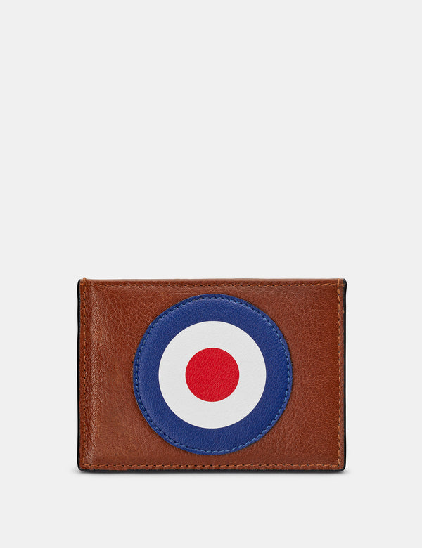 Mod Slim Brown Leather Card Holder