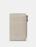 Zip Top Morton Leather Card Holder