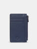 Zip Top Morton Leather Card Holder