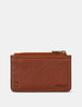 Zip Top Morton Leather Card Holder
