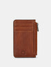 Zip Top Morton Leather Card Holder