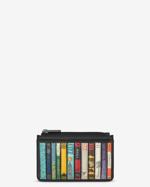Bookworm Library Morton Leather Card Holder