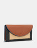 Rustic Colour Block Westwood Flap Over Leather Purse