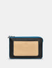 Rustic Colour Block Rainham Leather Clutch Bag