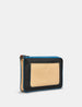 Rustic Colour Block Rainham Leather Clutch Bag