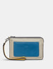 Coastal Colour Block Rainham Leather Clutch Bag
