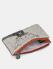 Stag Tweed & Leather Zip Top Purse