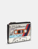 Back to the 80s Cassette Tape A Leather Zip Top Purse