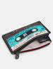 Back to the 80s Cassette Tape B Leather Zip Top Purse